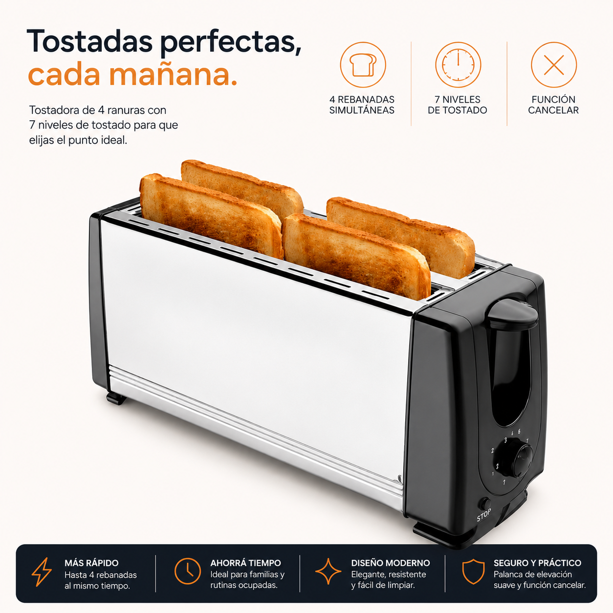 ✨Tostadora 4 Ranuras