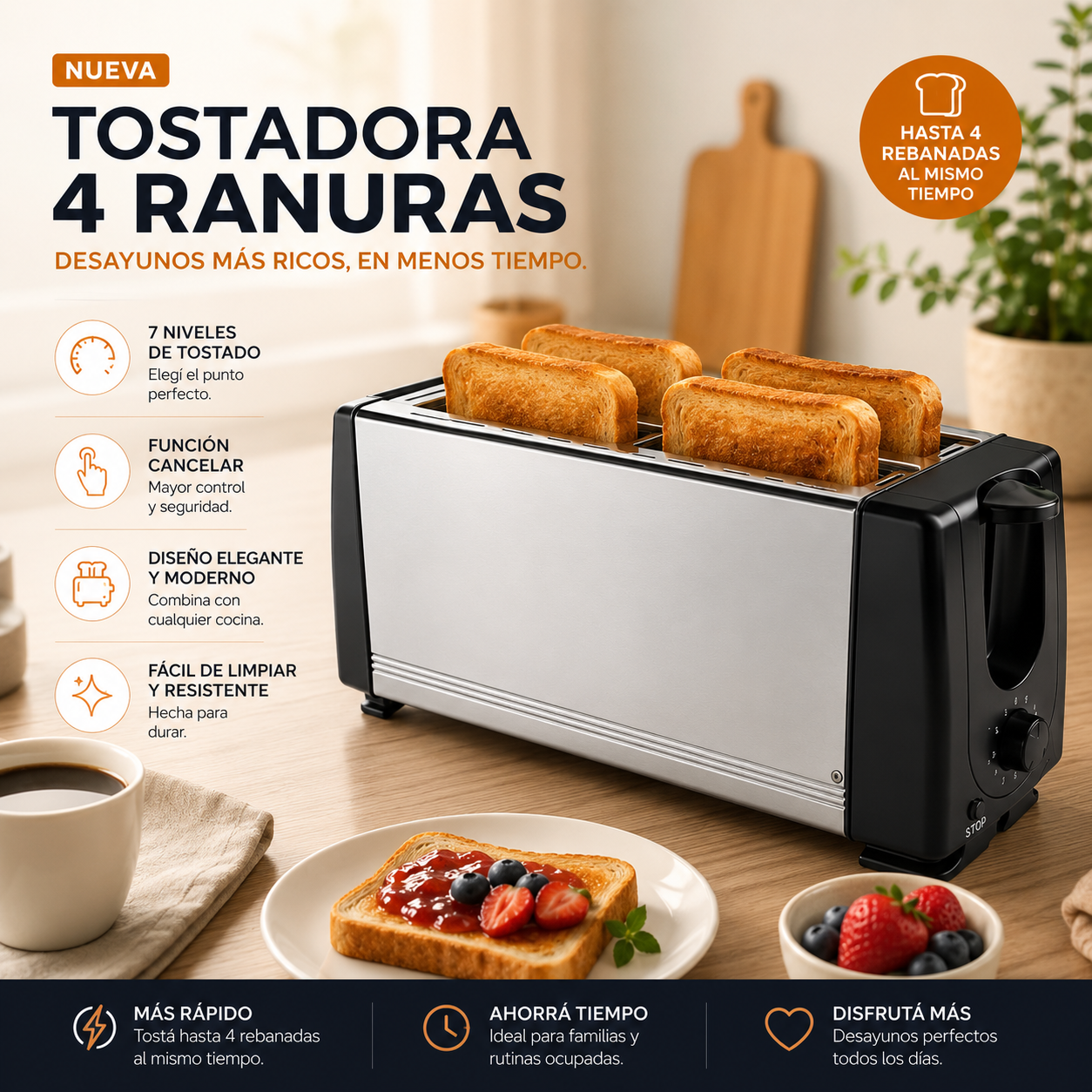 ✨Tostadora 4 Ranuras