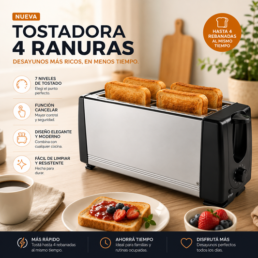 ✨Tostadora 4 Ranuras